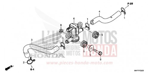 ELECTROVANNE INJECTION D'AIR CB500XAM de 2021